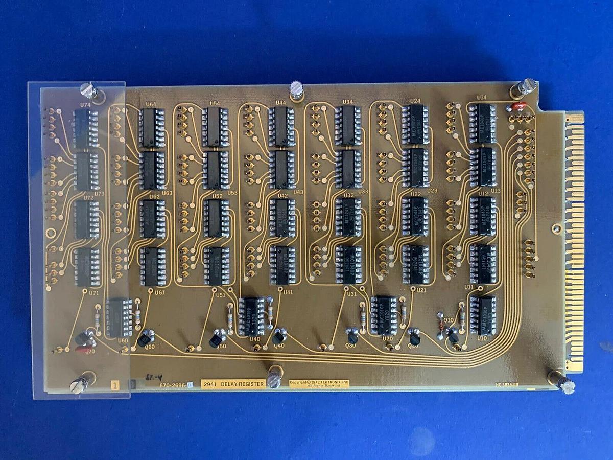 Used Tektronix 2941 Delay PCB Assy, 672-0771-00