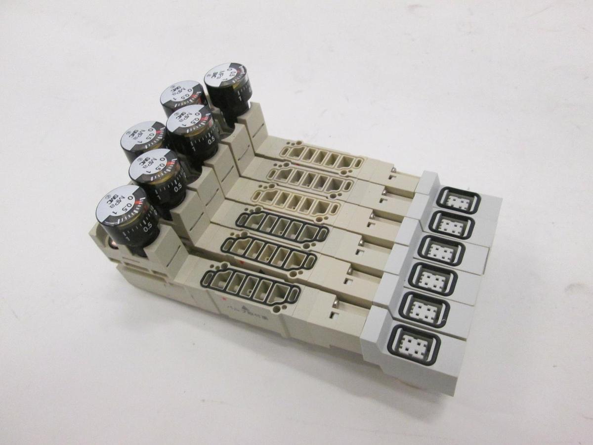 Used SMC, SV1000-06-P, Solenoid Valve, Used, Lot of 6