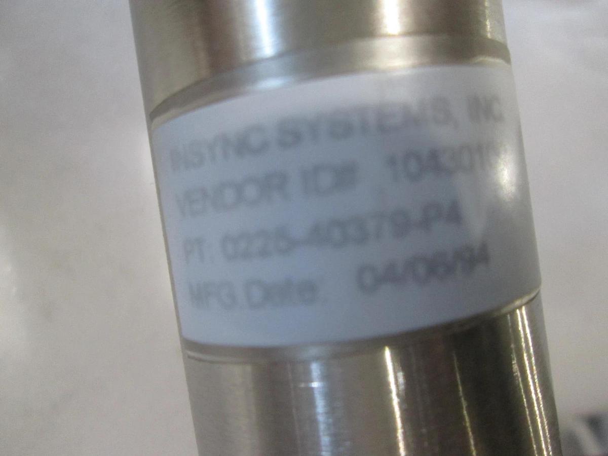 Used AMAT, Insync Systems Inc., 0225-40379-P4, Elbow Vacuum Line w/ 2 Ports, Used