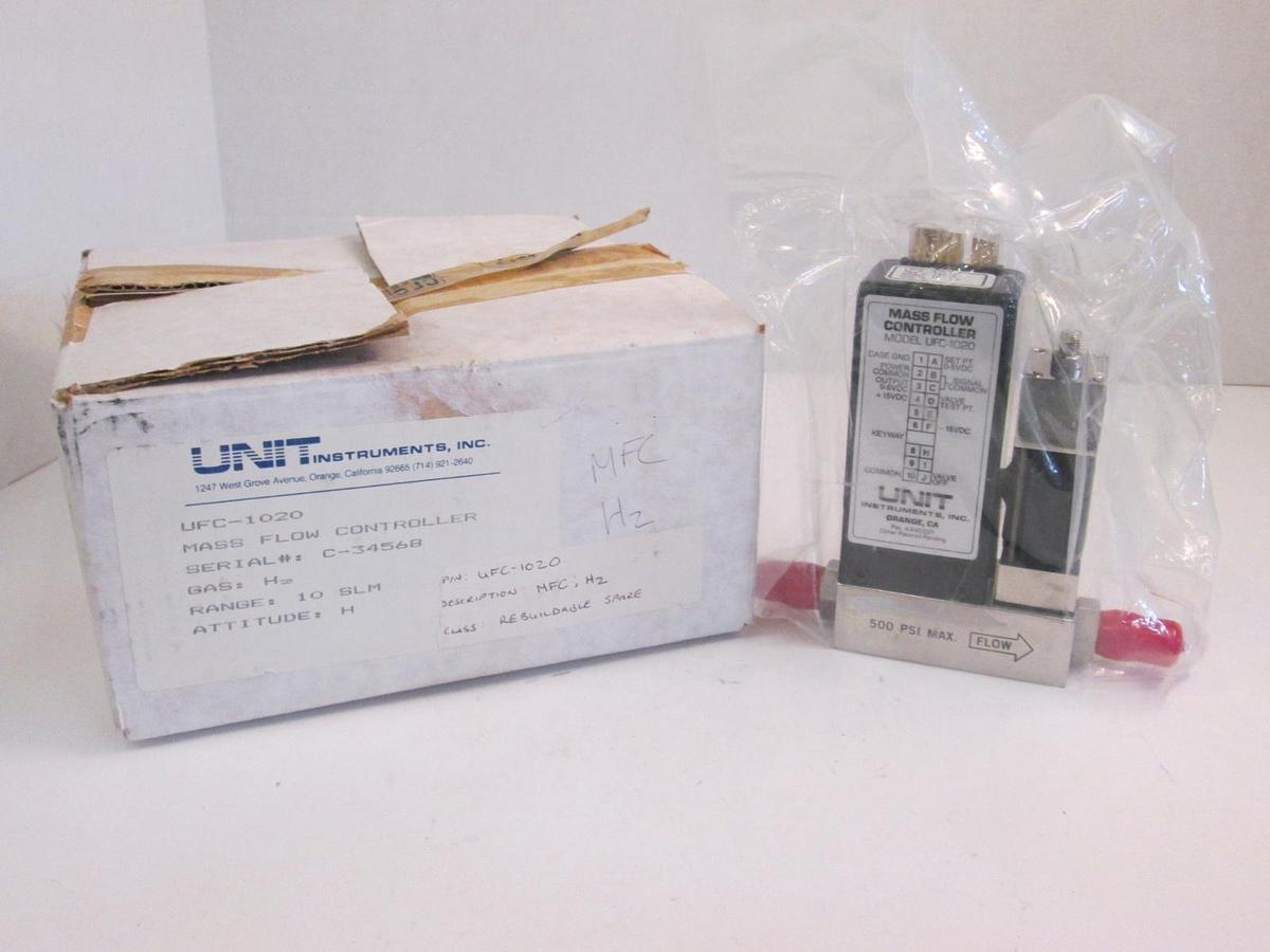 Used Unit UFC-1020 Mass Flow Controller MFC, H2, 10 SLM, New