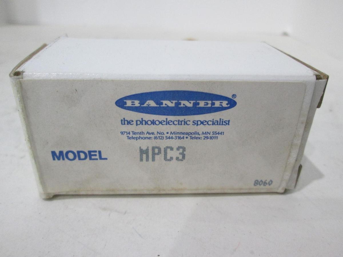 Used Banner, MPC-3, Photoelectric Modulated Amplifier, New