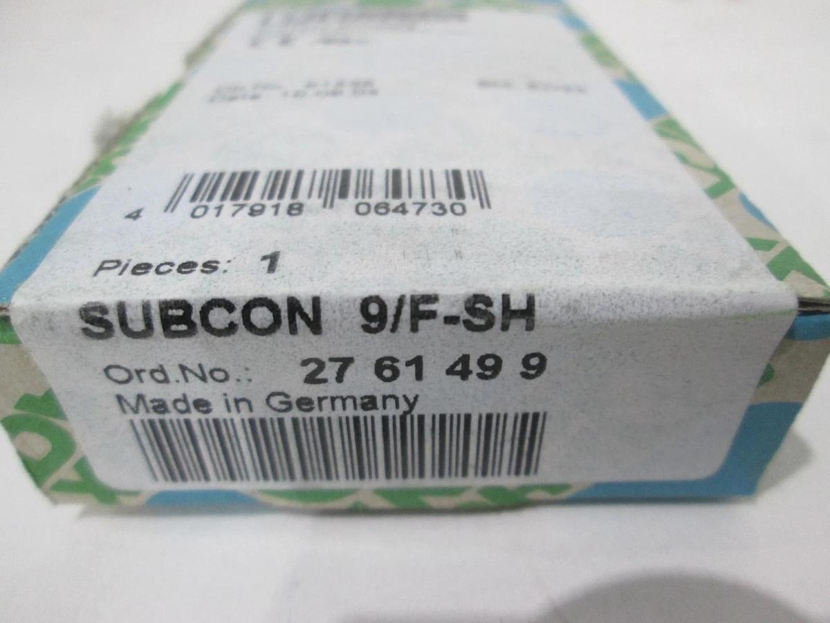 Phoenix Contact, SUBCON 9/F-SH, Connector Terminal, New