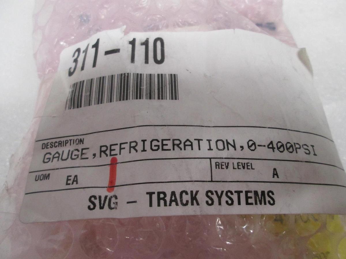 Yellow Jacket, Gauge, Refrigeration, 0-500 PSI, New