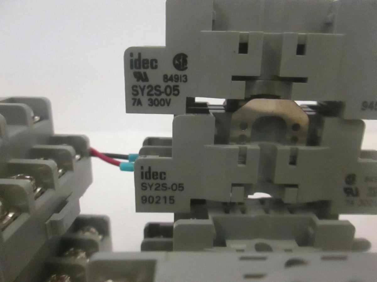 Used Idec, Various Relay Base Sockets, Used, Lot of 11