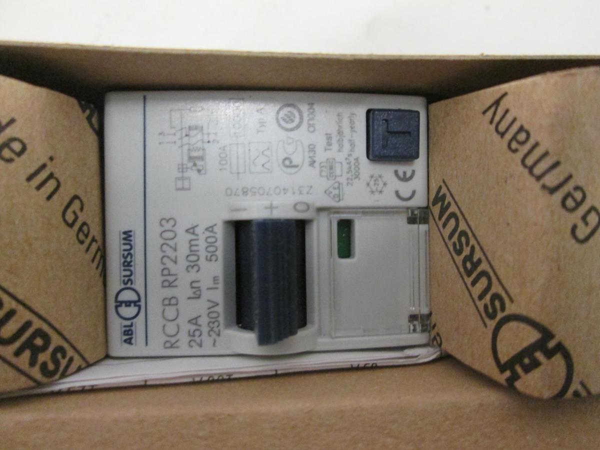 Used Altech Corp., Earth Leakage Circuit Breaker, RP2203, New