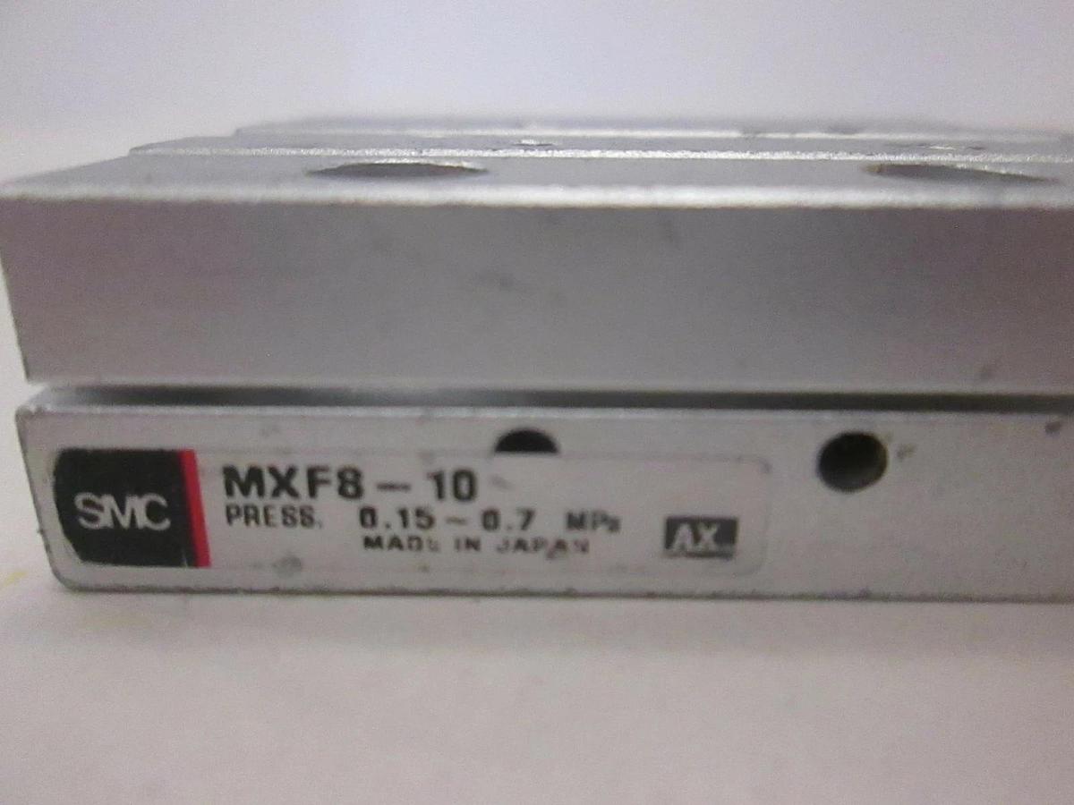 Used SMC, MXF8-10, Pneumatic Slide Cylinder, Used