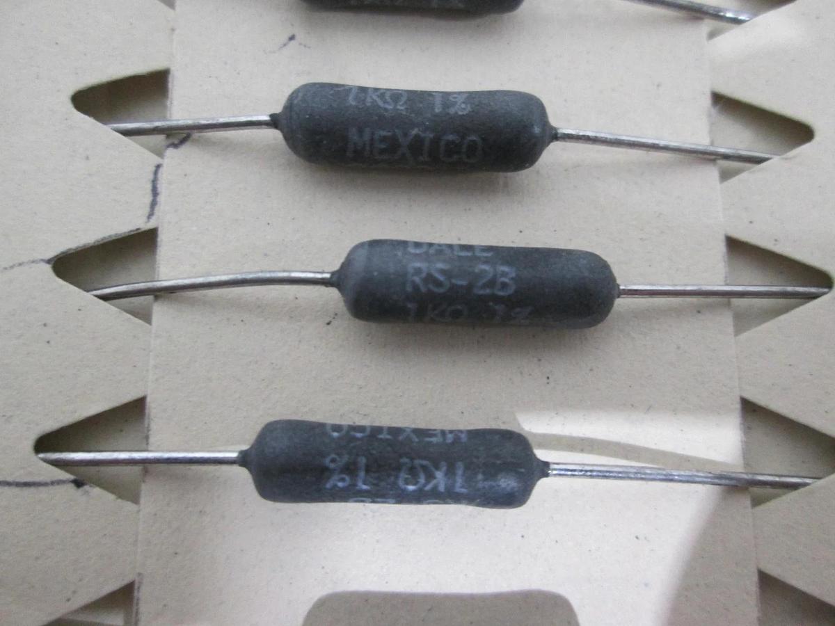 Dale, RS-28, 1k, 1 % metal film Resistor, New, Lot of 20