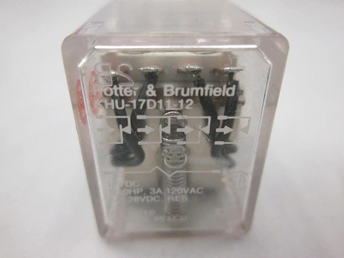 Used Potter & Brumfield, KHU-17D11-12, Relay, 12 DC, Used