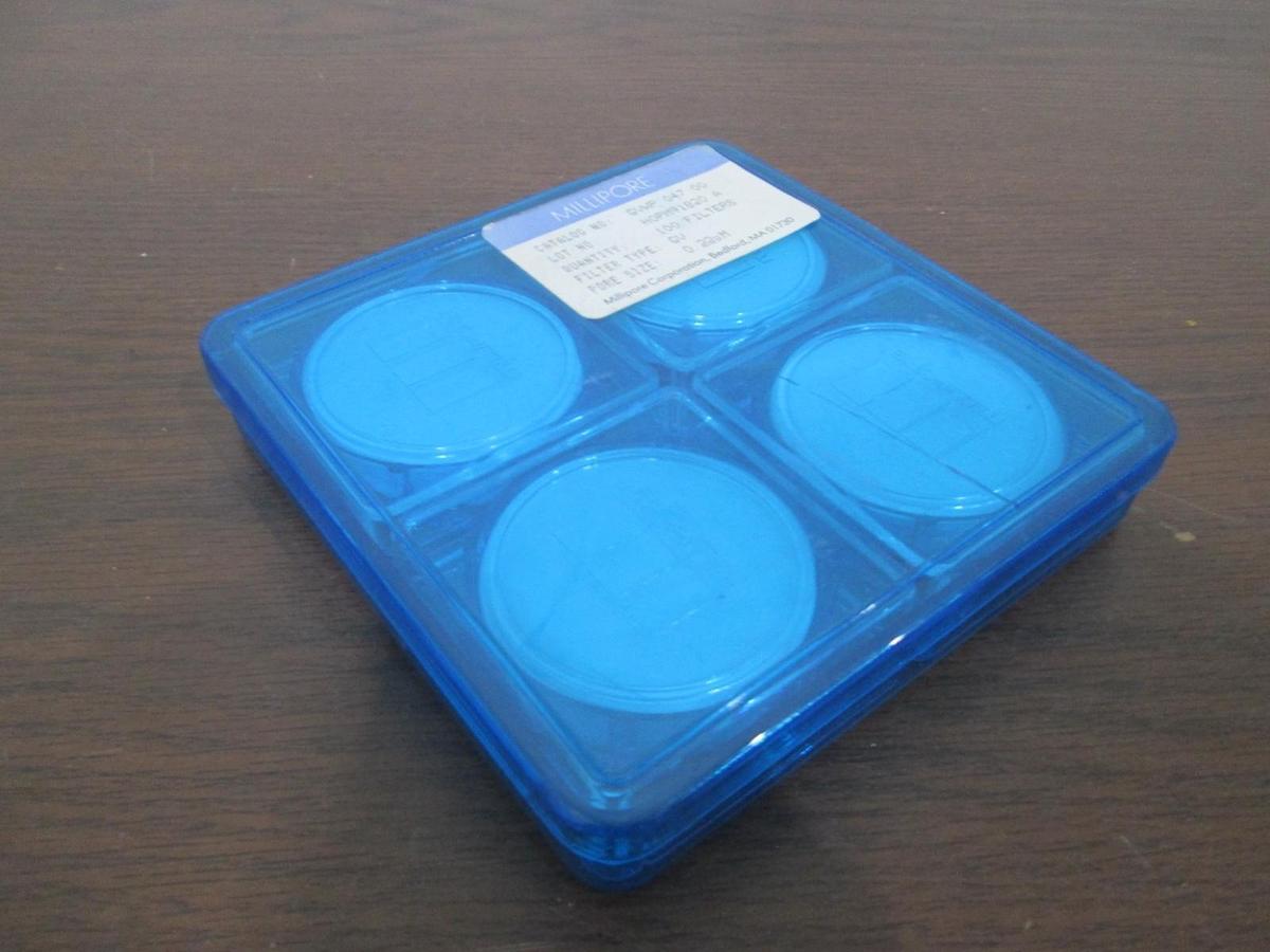 Millipore, GVWP 047 00, Filter Type GV, Pore Size .22um, New, Lot of 100 Filters