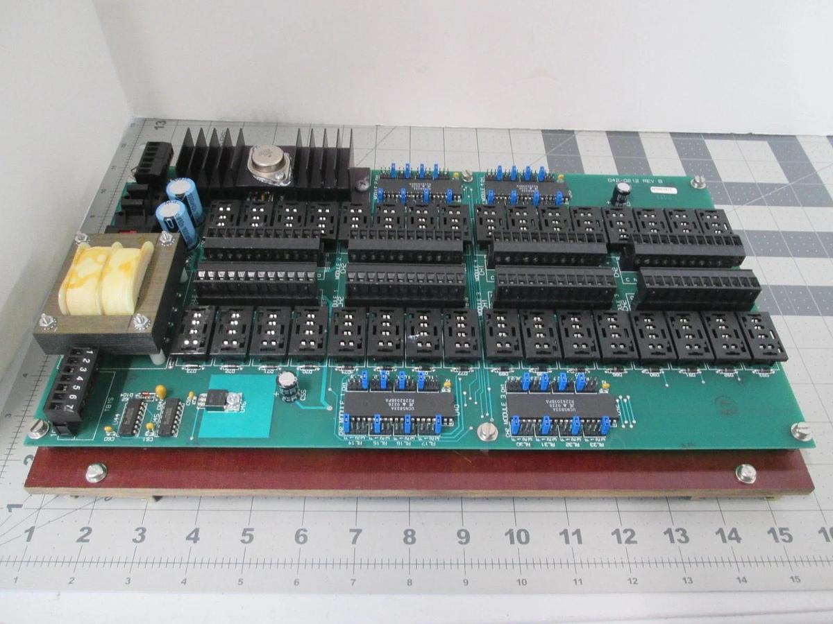Bacharach, Model 6805, 8-Channel Backplane PCB Assy, New