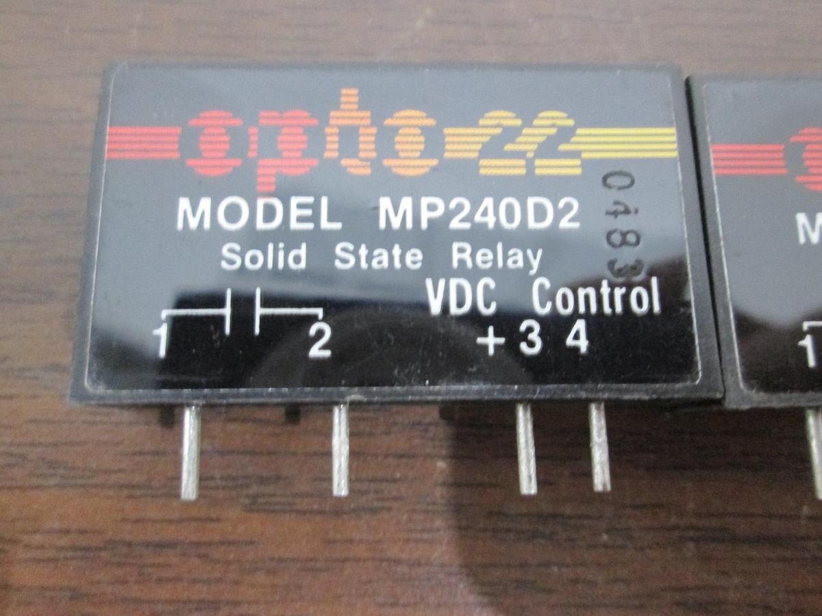 Used Opto 22, Model MP240D2, Solid State Relay, Used, Lot of 2
