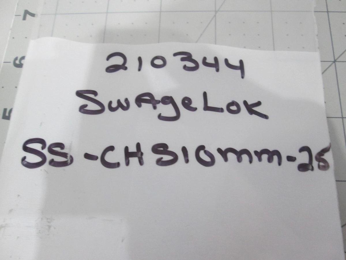 Swagelok, SS-CHS10MM-25, Check Valve, 25PSI, New