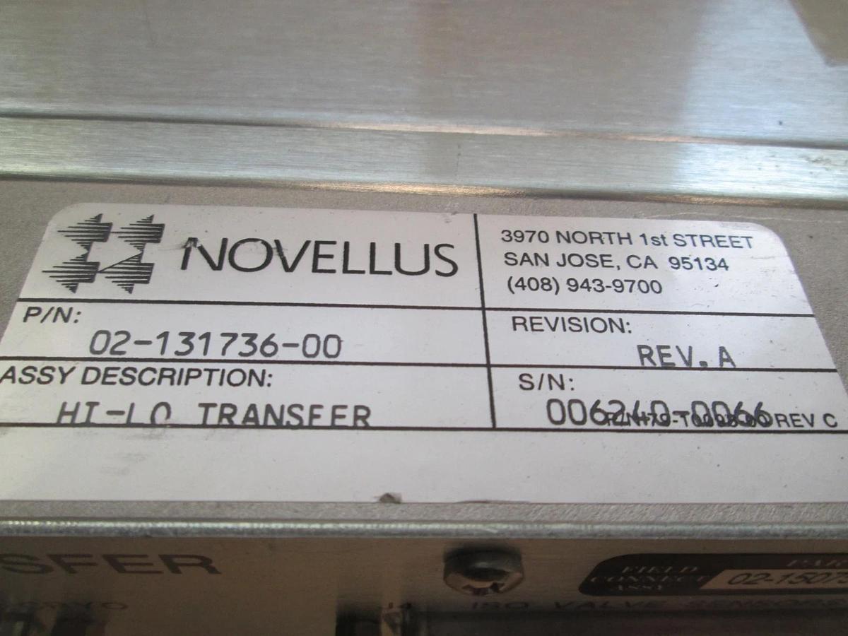 Used Novellus, 02-131736-00, ISIOC Hi-Lo Transfer Module, Used