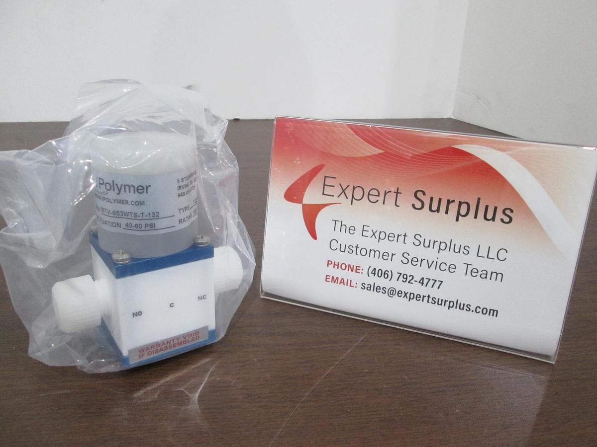 Used iPolymer, MTV-653WTS-T-132, Valve, 40-60 PSI, Used