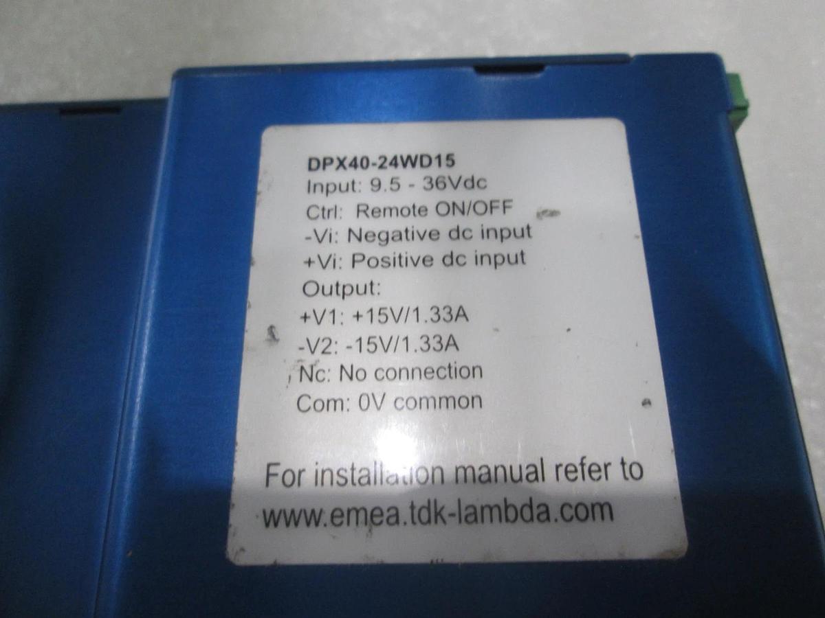 Used TDK Lambda, DPX40, DC-DC Converter, Used