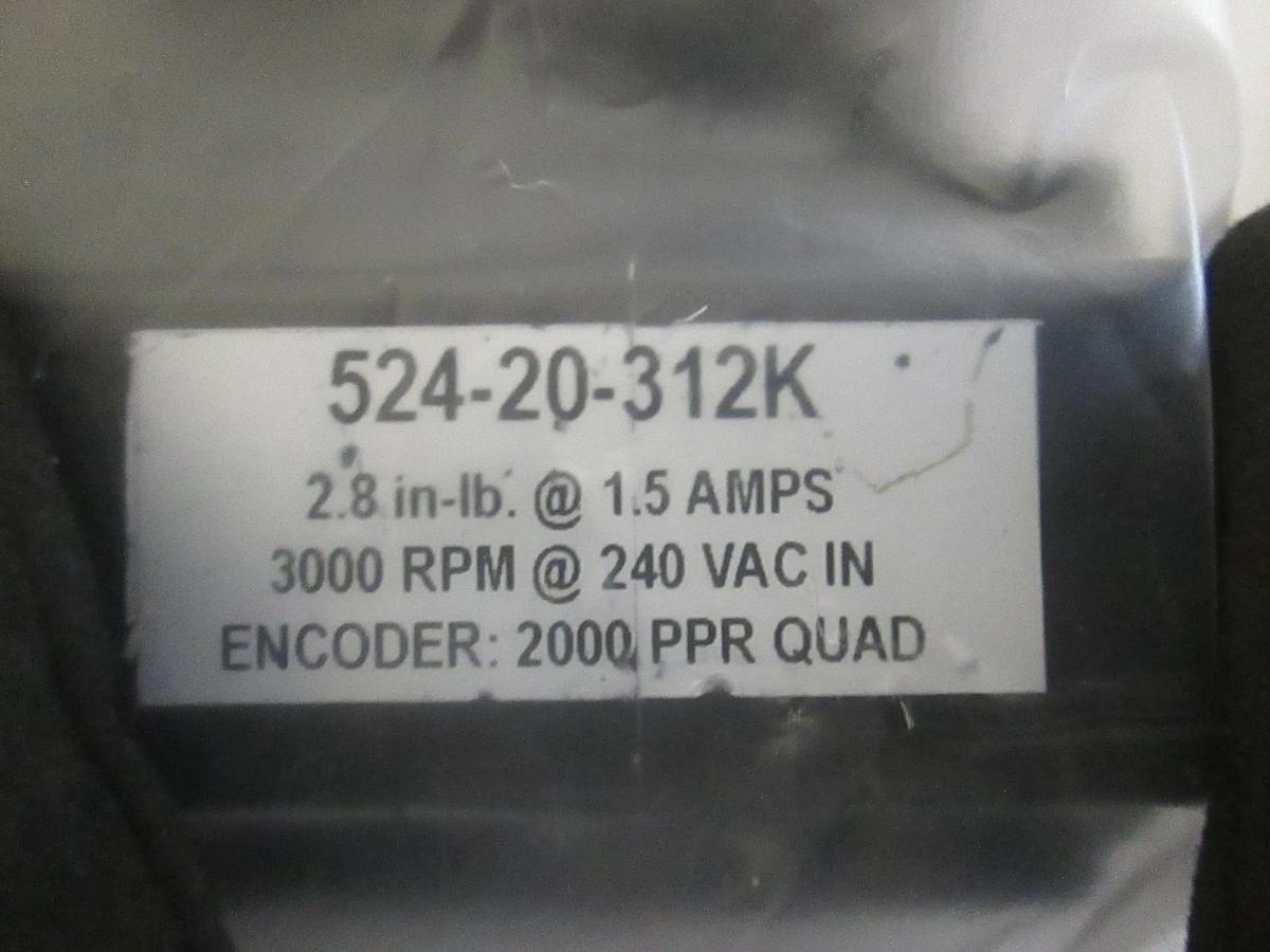 Allen Bradley, Servo Motor, 524-20-312K, New