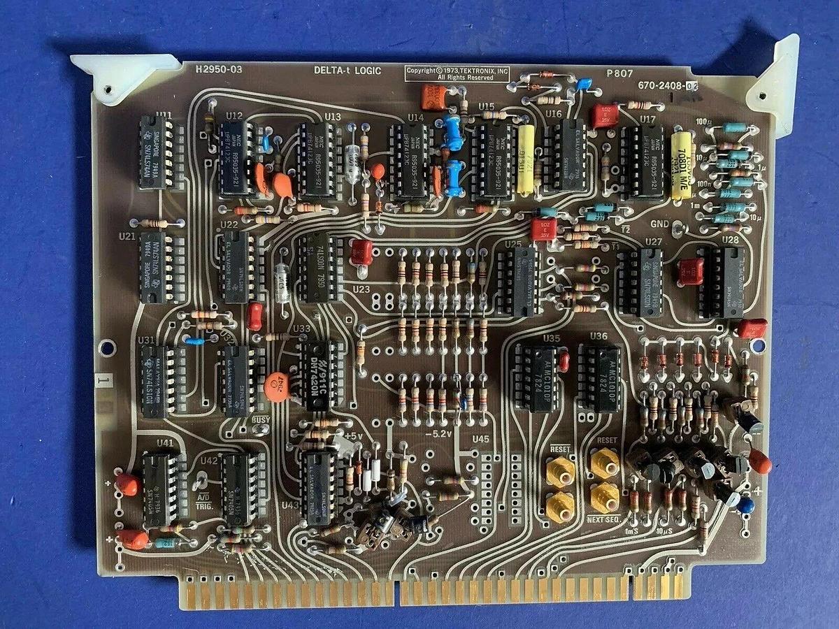 Used Tektronix 670-2408-02 Delta-t Logic PCB, Used