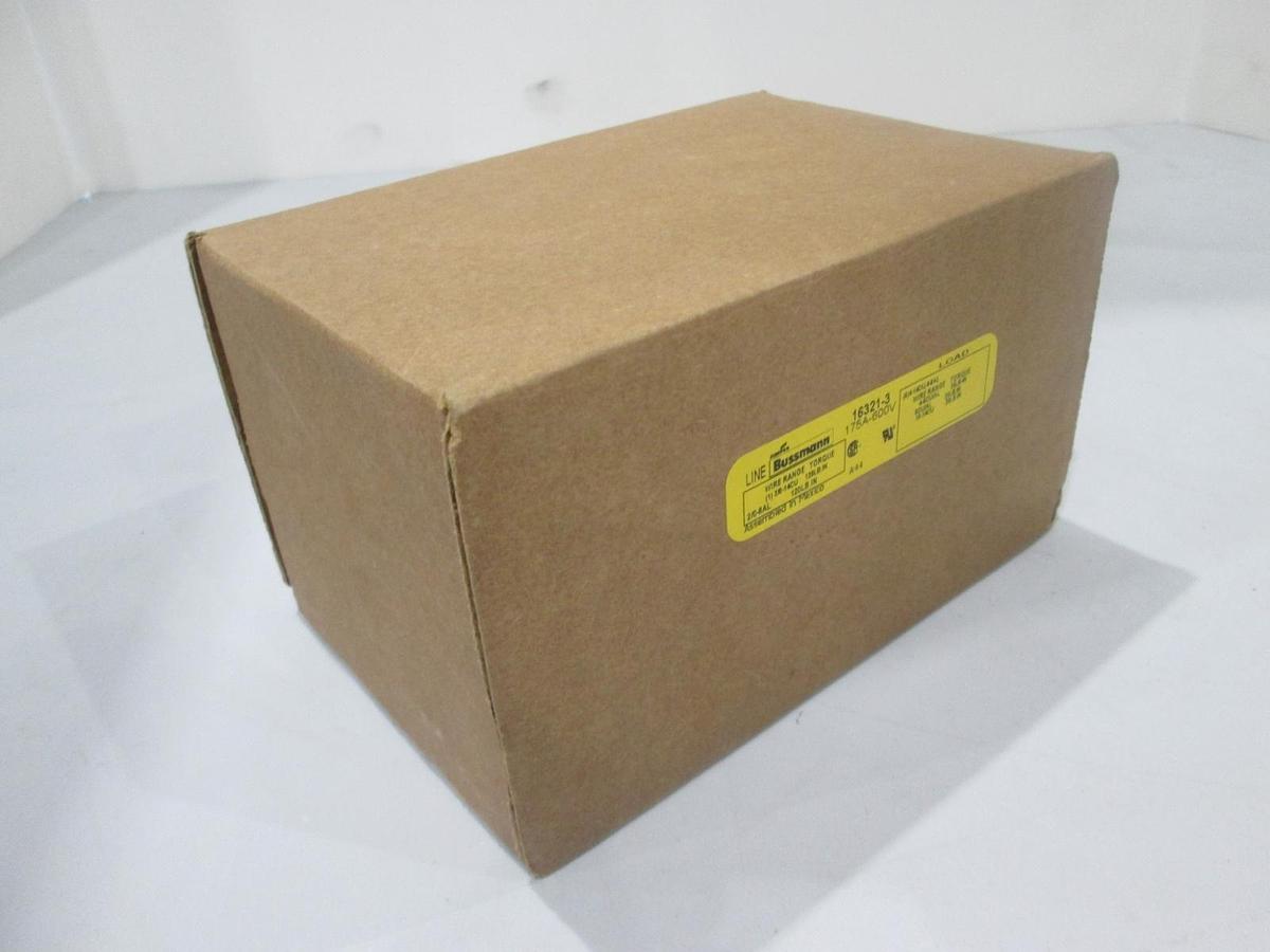 Used Bussmann, Power Distribution Block, 16321-3, 175A-600V, New