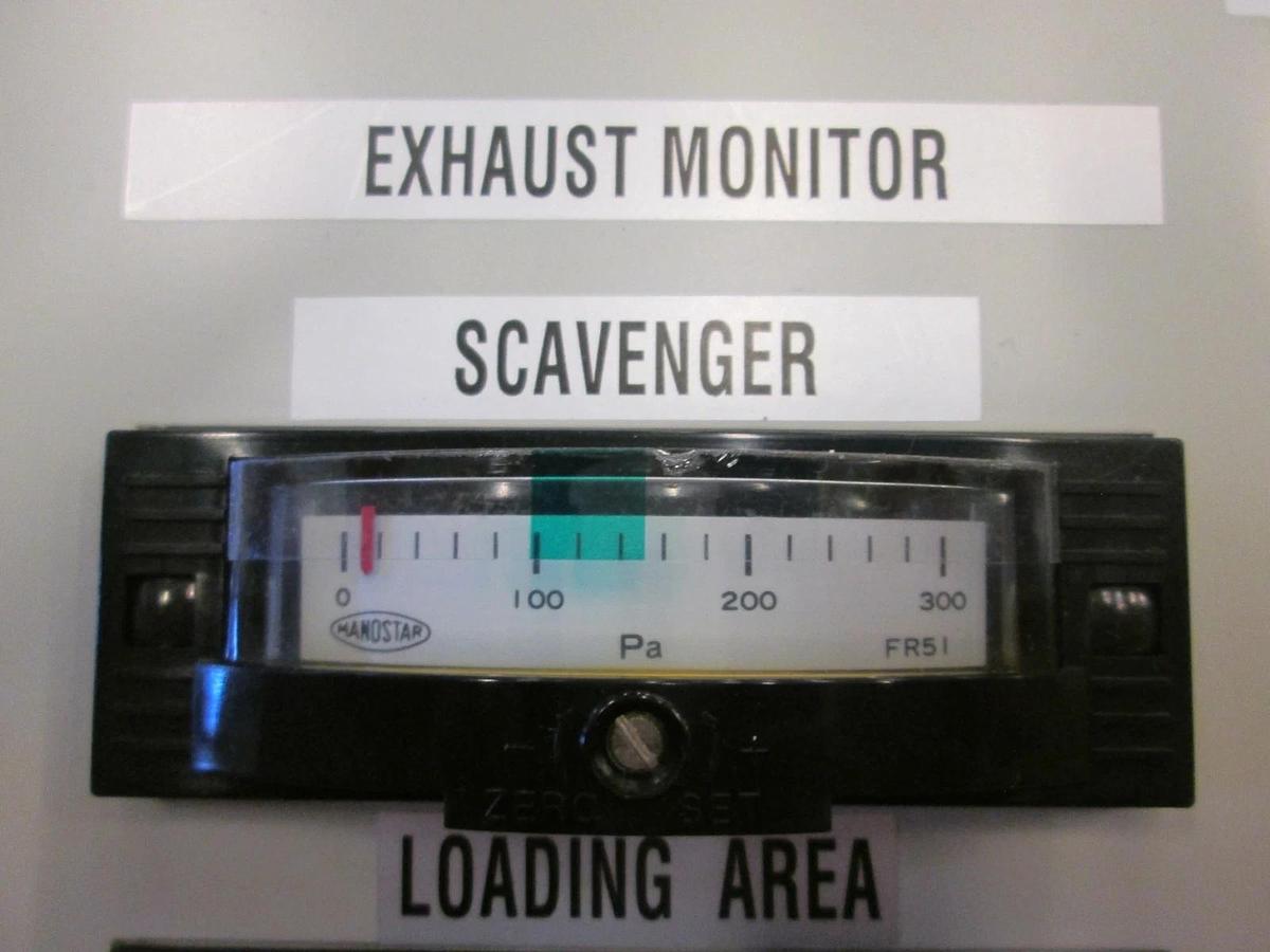 Used Tokyo Electron Limited TEL Emergency Shut Off and Exhaust Monitor