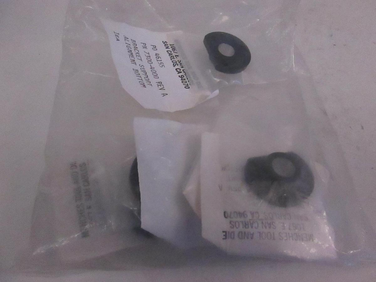 Used Menches Bracket Support for Bottom Alignment, 7300-4000, New Lot of 9