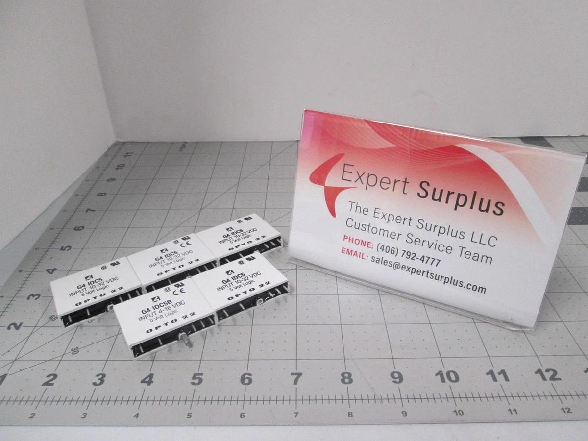 Used Opto 22, G4 IDC5, Digital Input Module, 10-32 VDC, Used, Lot of 5