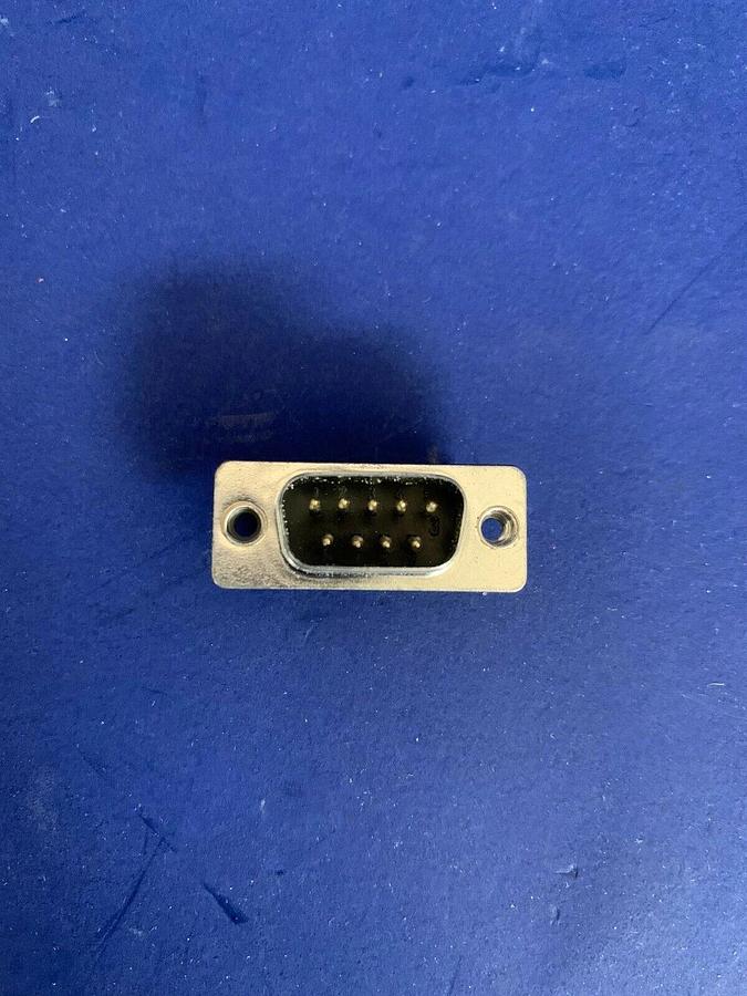 HDF-09F D-Sub Connector 9-Pin Male Plug, Lot of 100+, New