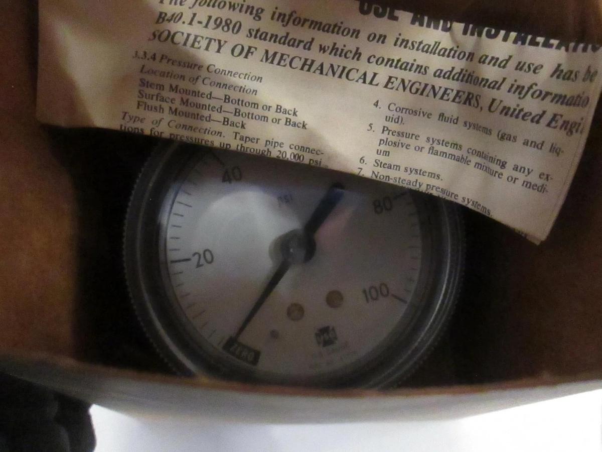 Ametek, P844U, 100 PSI Gauge, 138014 CBM, New