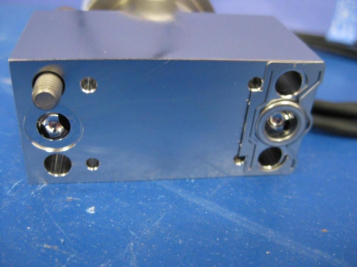 Used CKD AGD11V-X039 Block Valve with Keyence EM-030P Proximity Switch N.C. Lot of 2