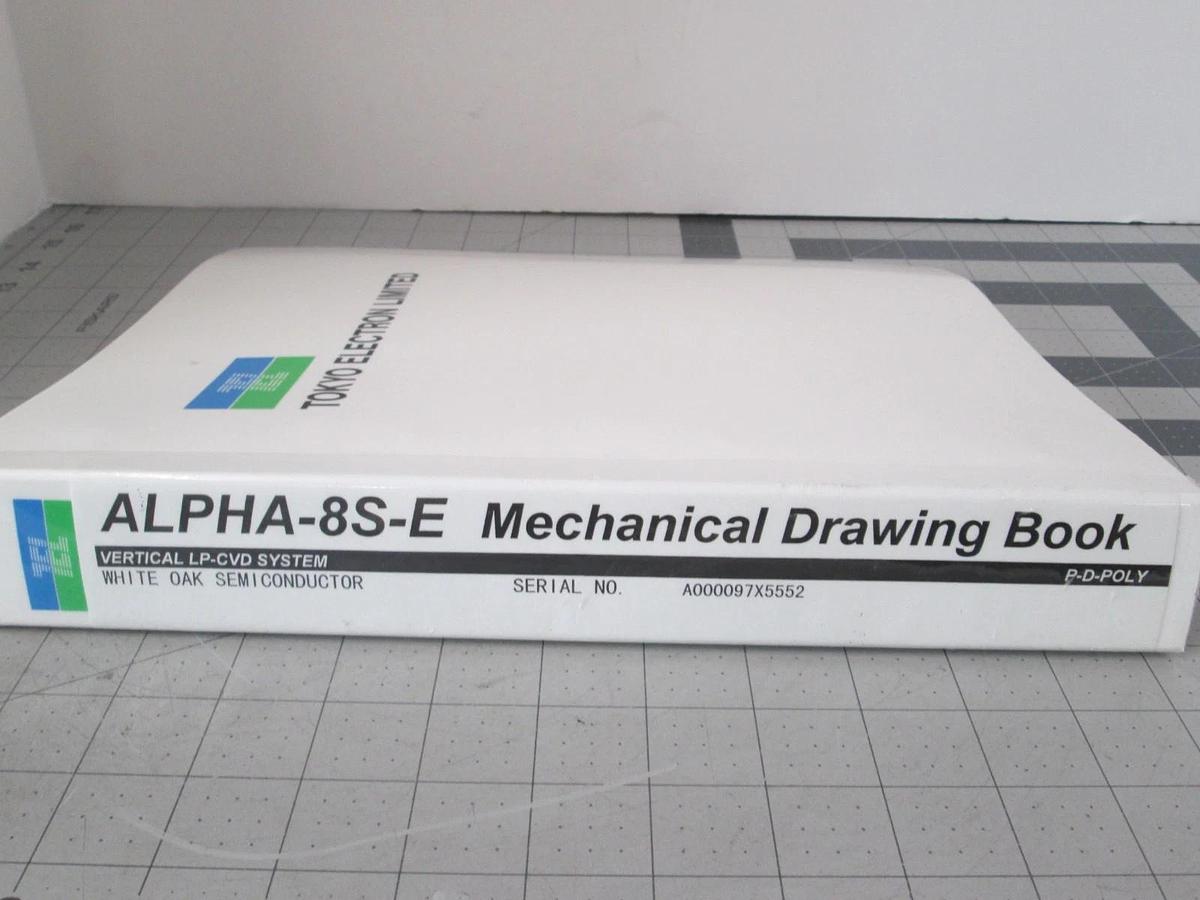 Used TEL Tokyo, ALPHA-8S-E, Mechanical Drawing Book P-D-Poly, Used