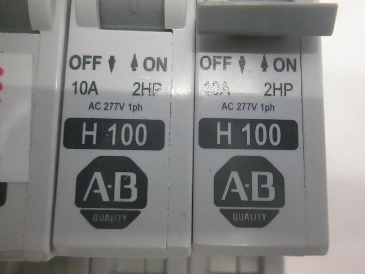 Used Allen Bradley, H100, Circuit Breaker, Used, Lot of 5