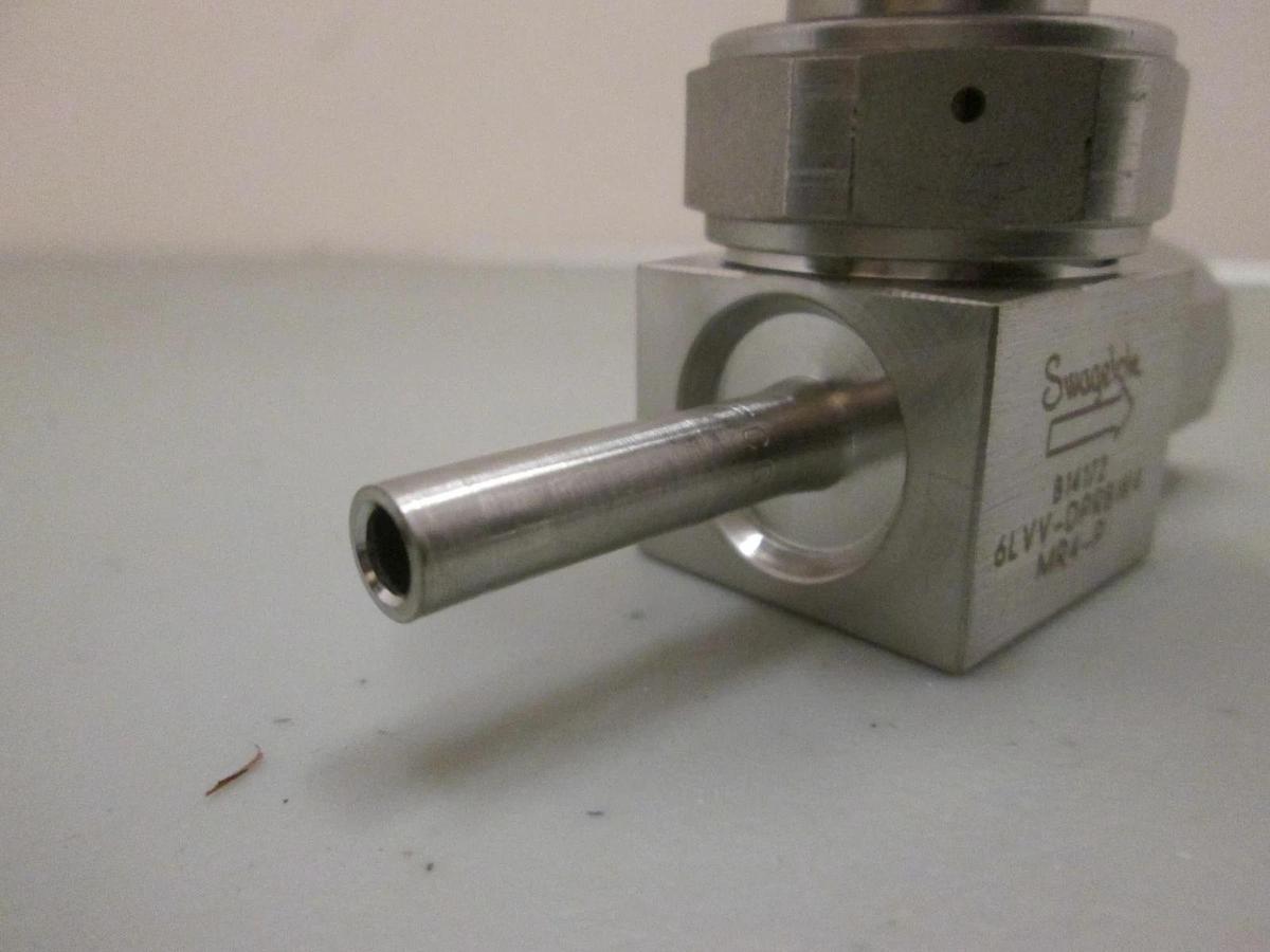 Used Swagelok 6LVV-DPRBW4MR4-P Manual Valve, 1/4" Butt Weld x 1/4" MCR, Used