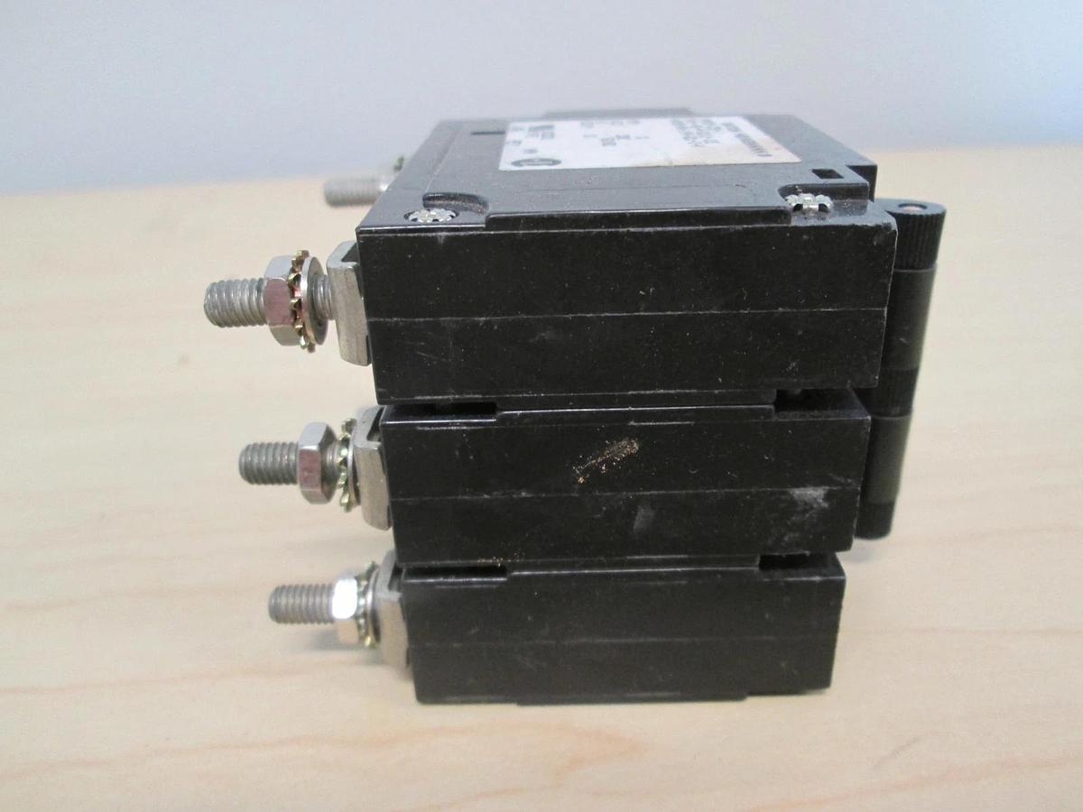 Used Heinemann, AM3-AB-A-0010-10E, 3 Pole Circuit Breaker, 250V, 10A, Used