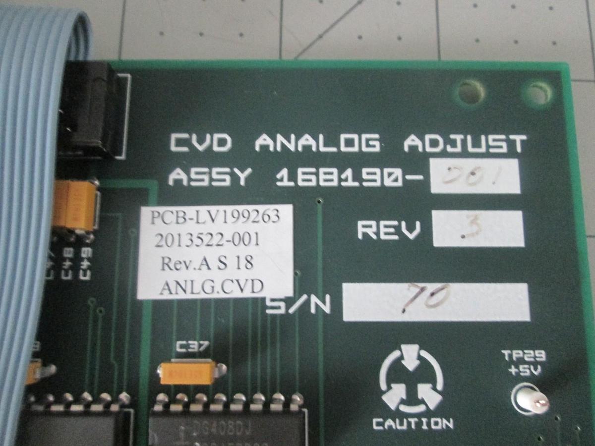 SVG, SPT Micro, 168190-001, CVD Analog Adjustment, PCB Assy, New