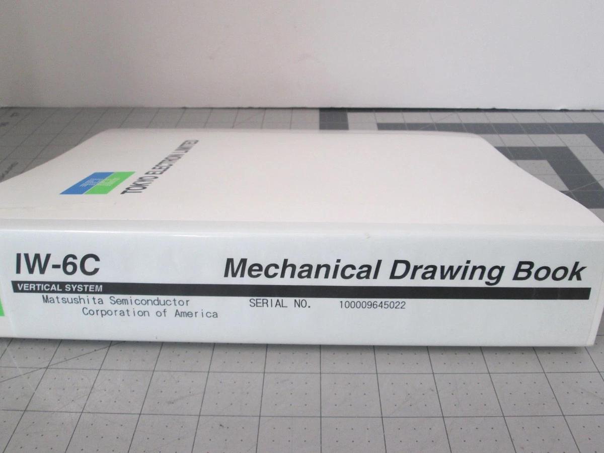 Used TEL Tokyo, IW-6C, Mechanical Drawing Book, TEOS, Used