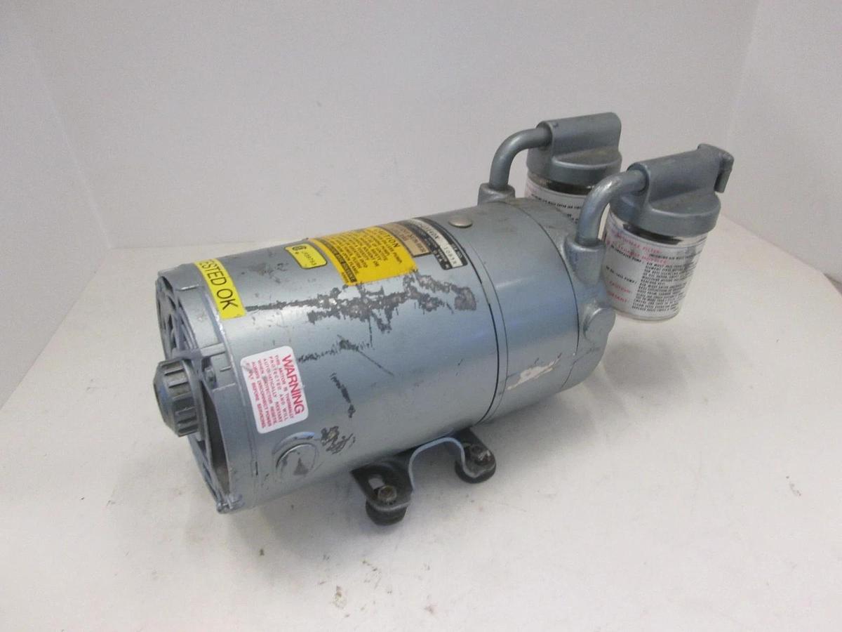 Used GE 5KH35GN231T Motor w/ GAST 0522-V103-G314DX Pump, Used