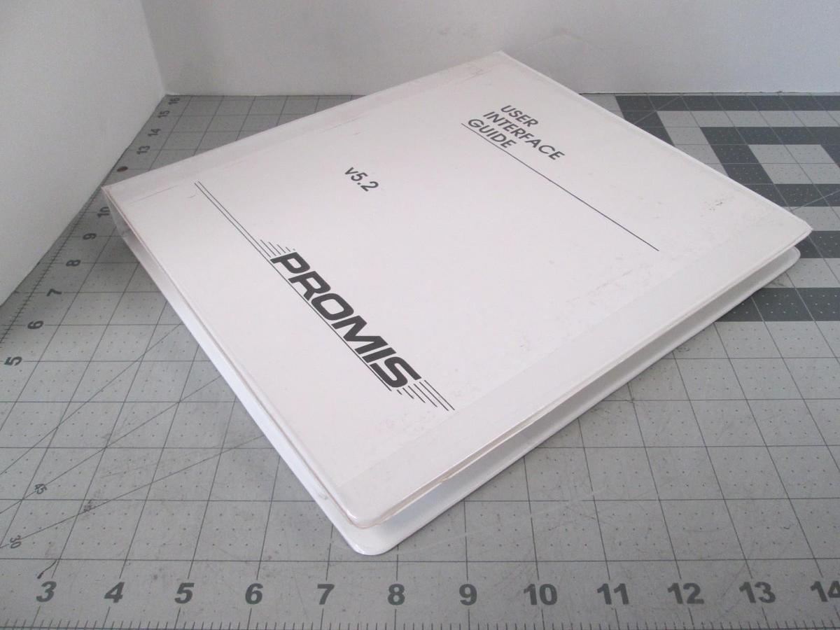 Used Promis, User Interface Guide, V5.2, Used