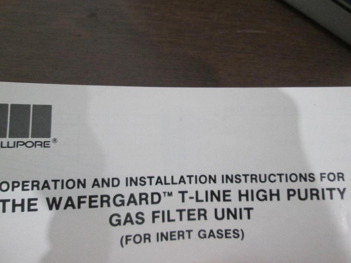 Millipore, YY50 005 10, Wafergard T-Line High Purity Gas Filter Unit, New