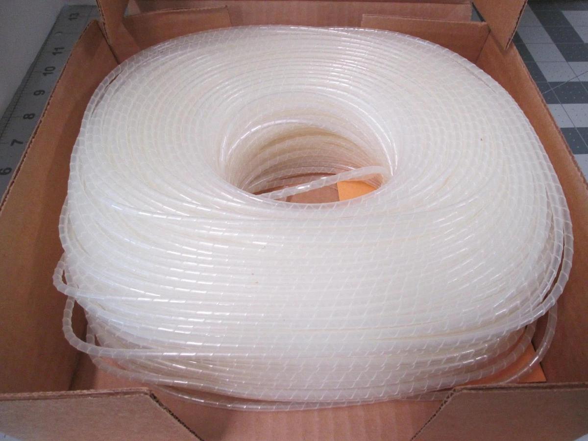 Panduit, T12N-D, Spiral Wrap, 0.125", Natural, 500Ft, New