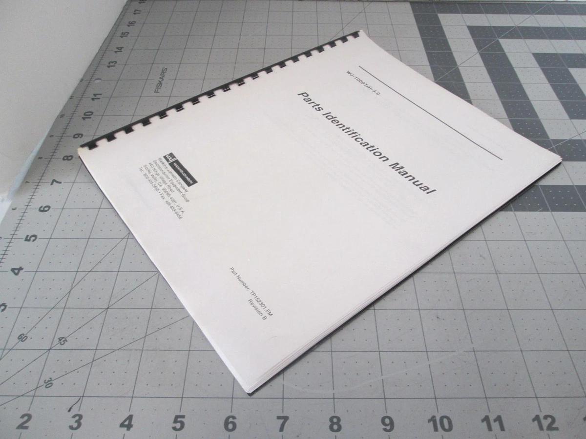 Used Watkins Johnson, Parts Identification Manual, WJ-1000T/H-3.0, Used