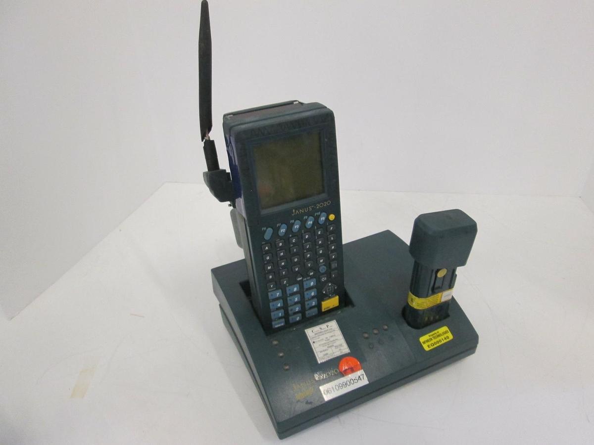 Used Intermec, Janus 2020, Barcode Reader w/ Dock and Battery, Used