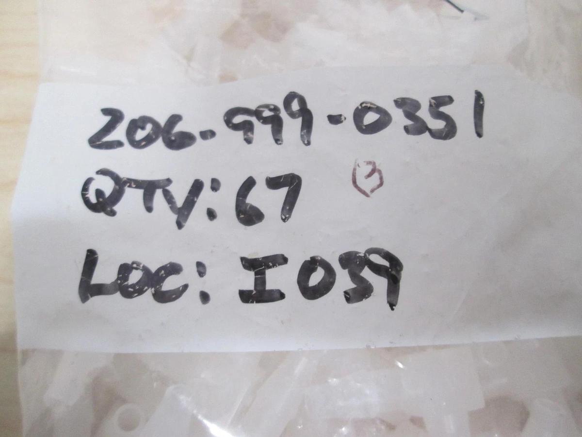 90 Degree Teflon Fitting, 206-999-0351, New, Lot of 67