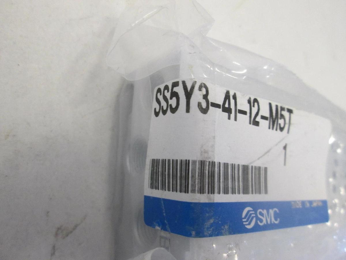 Used SMC, SS5Y3-41-12-M5T, Valve Manifold Block, 12 Position, New