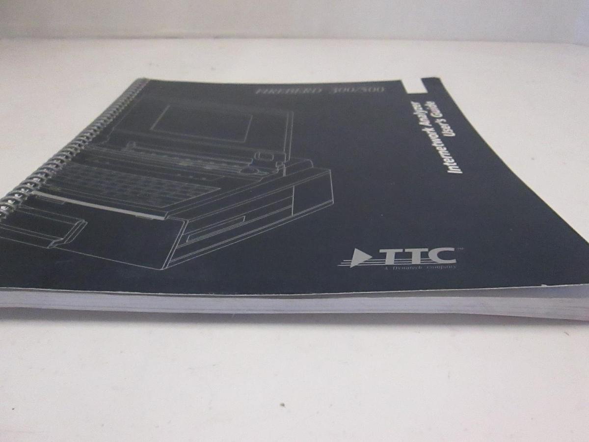 Used TTC FireBerd 300/500 Internetwork Analyzer User's Guide, Used