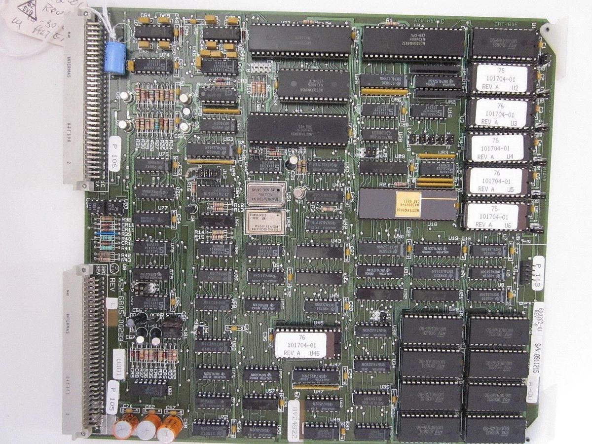 Used CRT CONTROLLER BOARD SVG 600202-01, VTR 6000 VTR 7000, Used