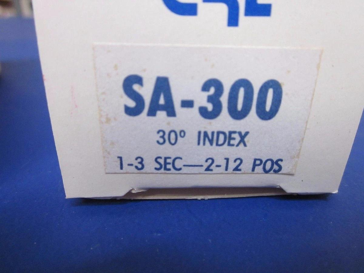 CRL Selectashaft Rotary Switch SA-300, 1-3 Section, 2-12 Positions, LOT of 2 NEW