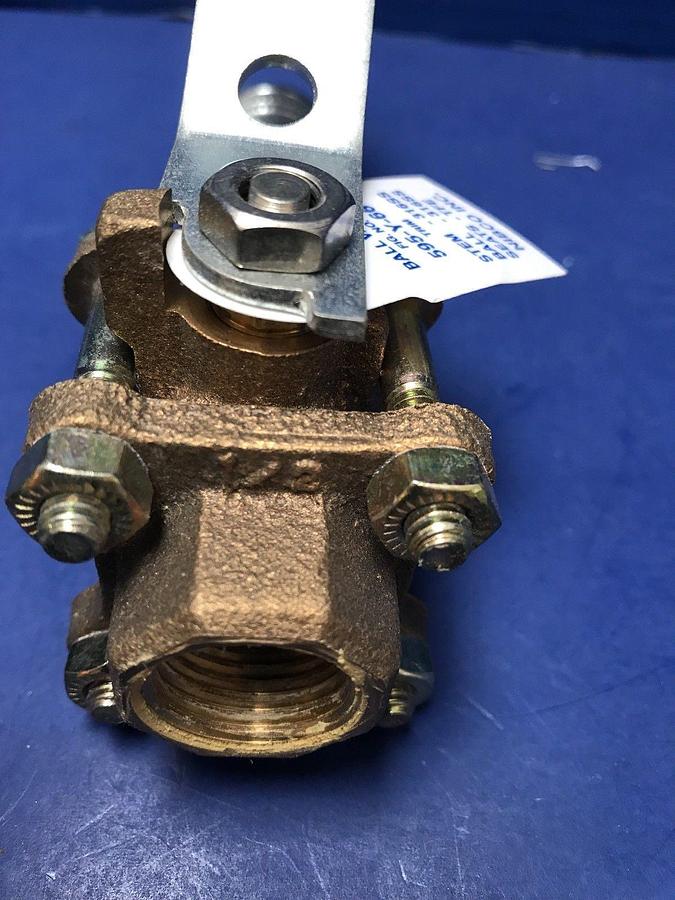 Used NIBCO 3/4" and 1/2" Ball Valve 595-Y-66, Lot of 2 Used