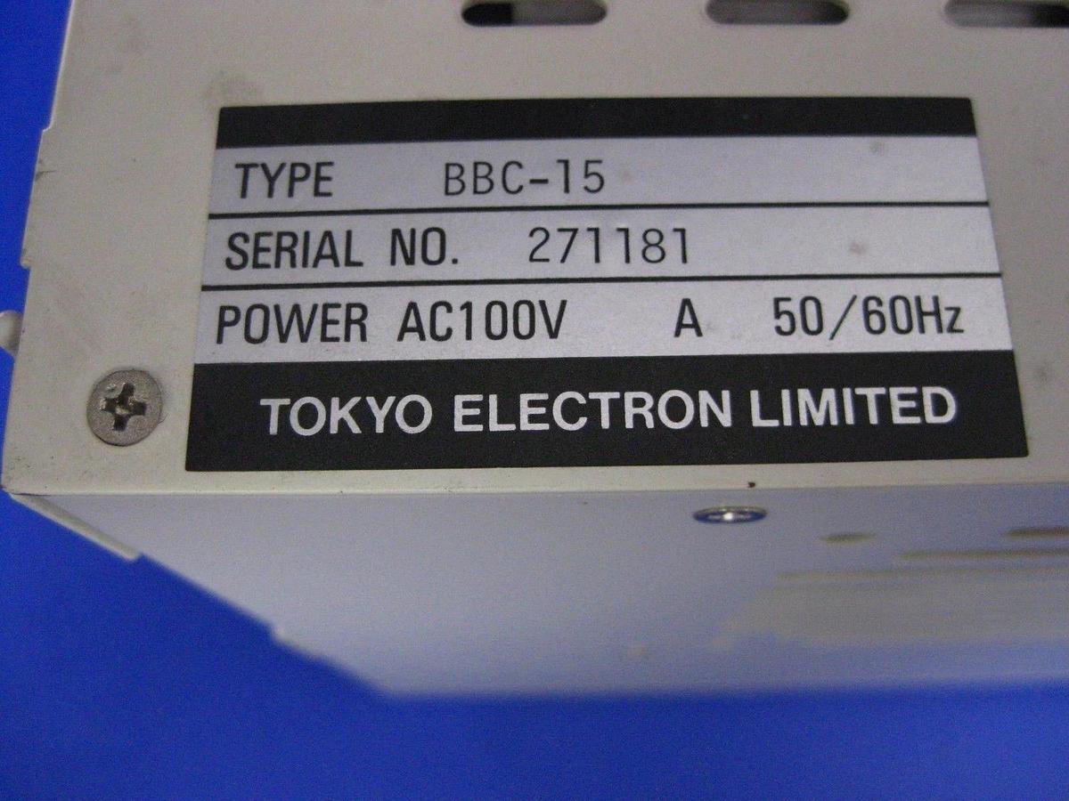 Used TEL Tokyo Electron BBC-15 Controller Unit CTL-12, DS1187-027549R12, Used
