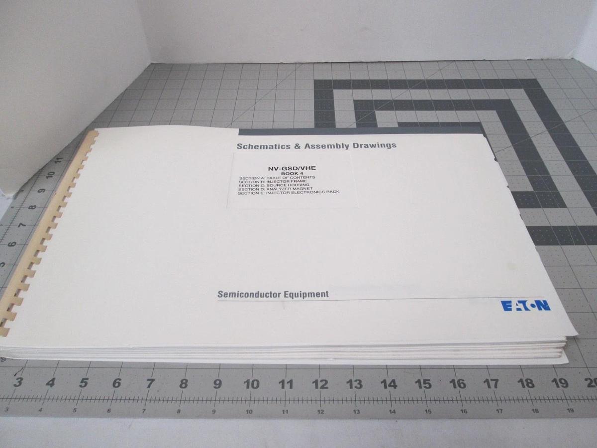 Used Eaton, NV-GSD/VHE, Book 4, Schematics and Assembly Drawings, Used
