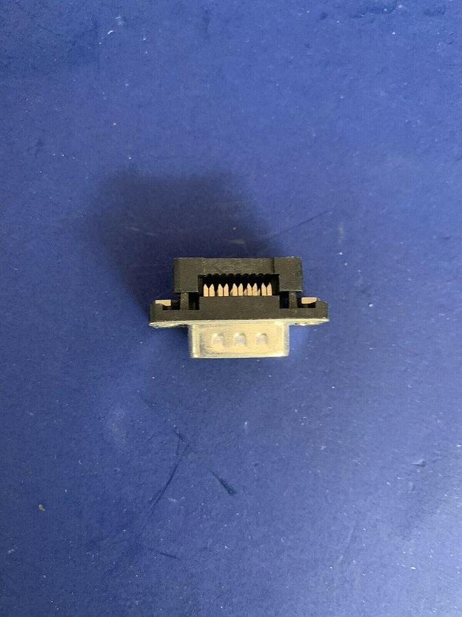 HDF-09F D-Sub Connector 9-Pin Male Plug, Lot of 100+, New