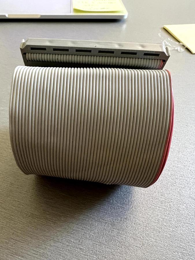 Used SVG VTR Ribbon Cable P/N 601340-01 ASSY HARN Gas Status 50 Pin, Used